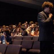 Avant la conférence de Nathalie Bondil, directrice du MBAM (MMB)